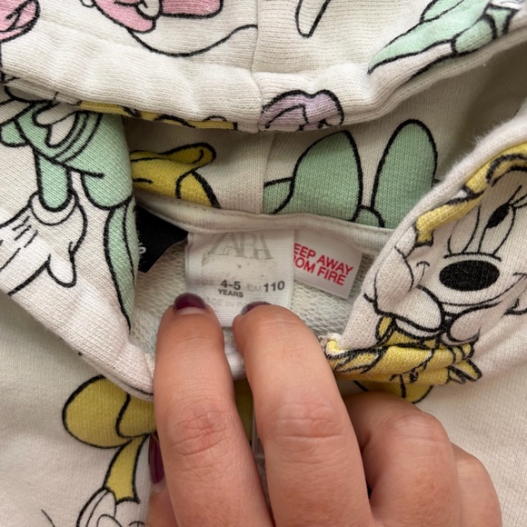 Zara Multicolor Character Print Hoodie - Picture 2 of 6